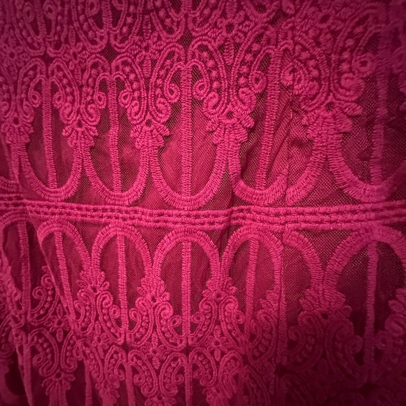 NWT Finders Keepers Awake midi dress in Cherry Pink size XL - Picture 5 of 5